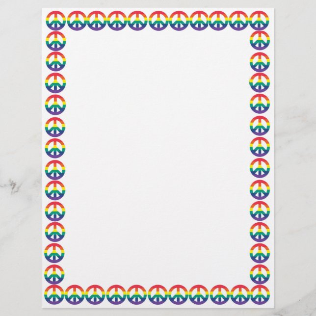 Papier Frontière de la paix (Devant)