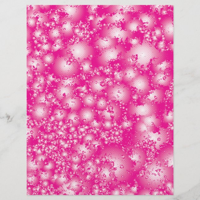 Papier Fun PINK Abstrait Encre Super motif (Devant)