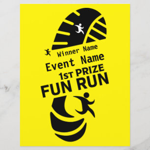 Papier Fun Run Event Cause Charité Promotion Prix