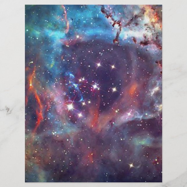 Papier Galaxy Nebula image spatiale. (Devant)
