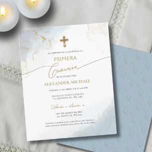 Papier Garçon de budget Première Sainte Communion Primera