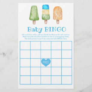 Papier Garçon prêt à jouer au Baby shower d'été