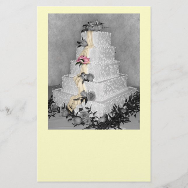 Papier Gâteau mariage (Devant)