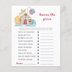 Papier Ginger house - Price Guards Game