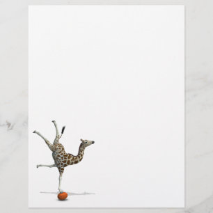 Papier Girafe d'équilibrage
