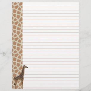 Papier Giraffe fixe