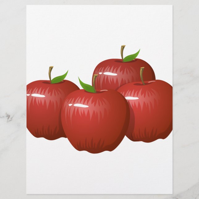 Papier Glitch Food pomme (Devant)