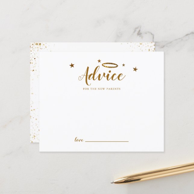 Papier Gold Heart Heaven a envoyé des conseils pour les n (Devant/Arrière en situation)