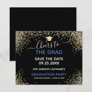 Papier Gold Parties scintillant Graduation Party Enregist