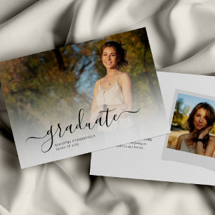 Papier Graduation 2023 Script Overlay Grad Photos