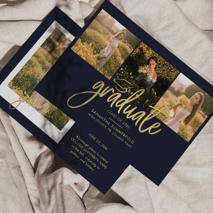 Papier Graduation Photo Collage Faire-part de grade