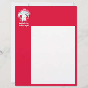 Papier Grand Danois d'hiver