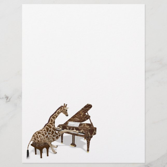Papier Grand piano de Talented Giraffe (Devant)
