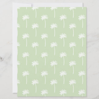 Papier green palm tree scrapbooking paper