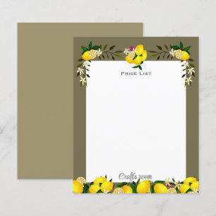 Papier Gris cendré citron