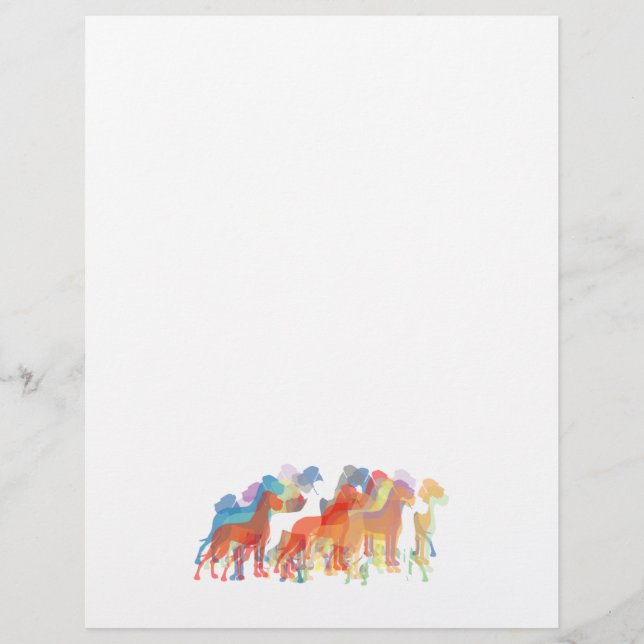 Papier Groupe Great Dane (Devant)