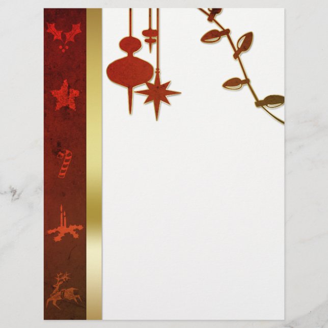 Papier Grungy Vintage Gold Christmas (Devant)