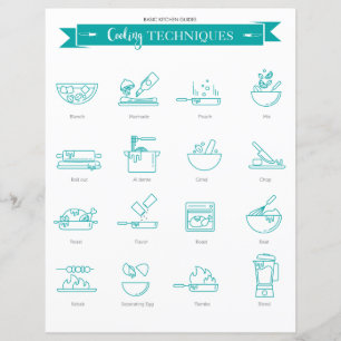 Papier Guide de cuisine : Techniques de Cuisine