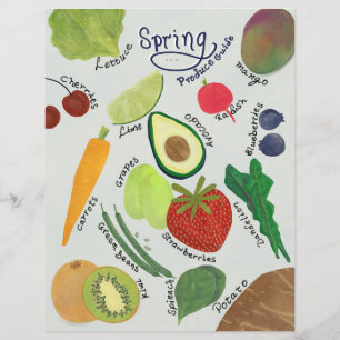 Papier Guide de produits de printemps