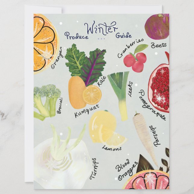 Papier Guide de produits d'hiver (Devant)