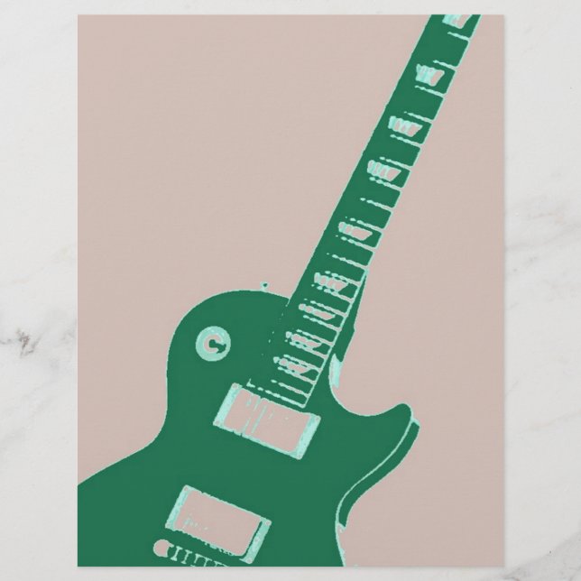 Papier Guitare électrique (Devant)