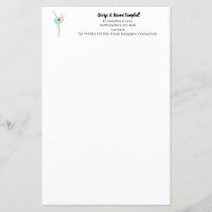 Papier Gymnaste féminine
