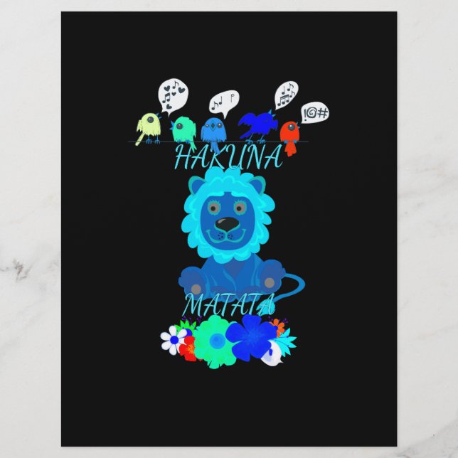 Papier Hakuna Matata Hakunamatata baby lion king.png (Devant)