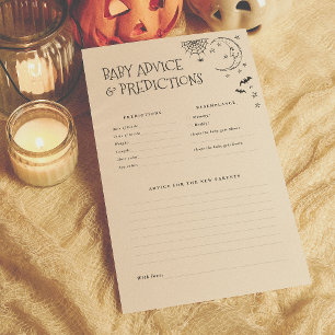 Papier Halloween Baby est en train de brasser Baby Predic