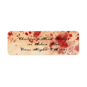 Papier Halloween gothique de mariage de vintage sa