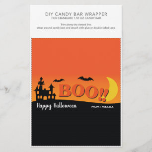Papier Halloween Party 1,55 oz Candy Bar Wrapper