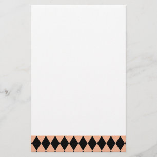 Papier Harlequin Melon et Noir