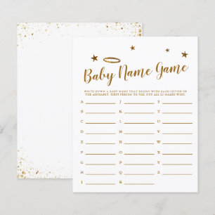 Papier Heaven envoyé Baby Name Shower Jeu