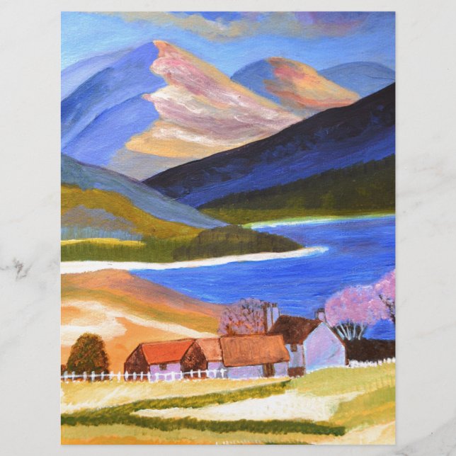Papier Highlands écossais 2 (Devant)