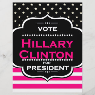 Papier hillary clinton rose