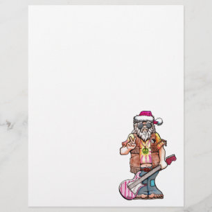Papier Hippie Père Noël