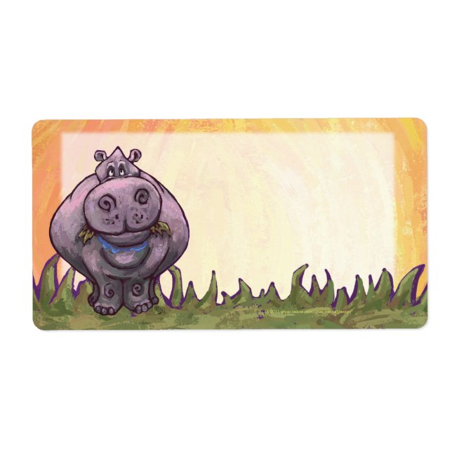 Papier Hippopotamus (Devant)