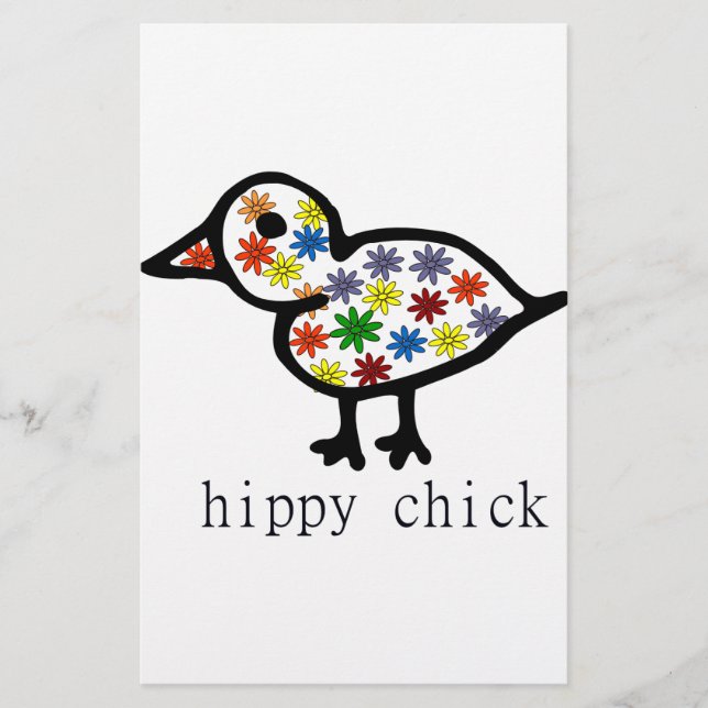 Papier Hippy Chick (Devant)
