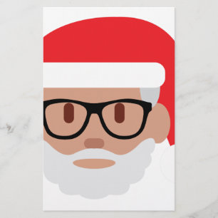 Papier hipster Santa Claus émoji