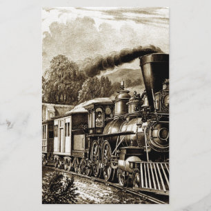 Papier Historique des locomotives des moteurs à vapeur