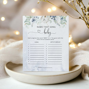 Papier Hiver eucalyptus Nom de la chanson jeu de baby sho