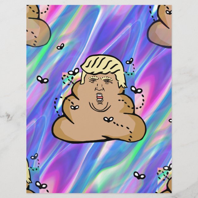 Papier hologramme décharge trump (Devant)
