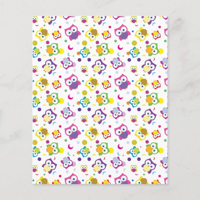 Papier Hoot Owl Forêt Nature (Devant)