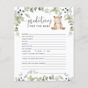 Papier Hypothèse prédictive du bébé de l'eucalyptus des b