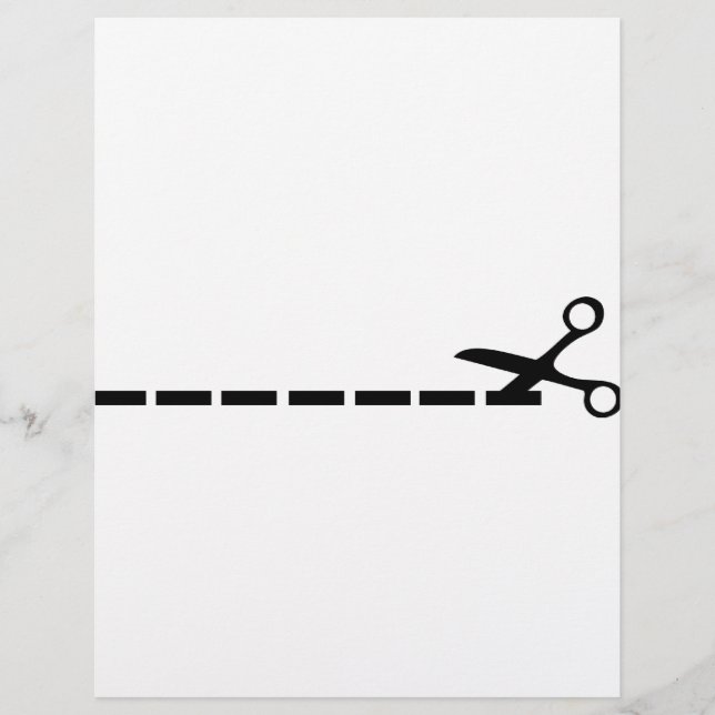 Papier icône couper ciseaux (Devant)