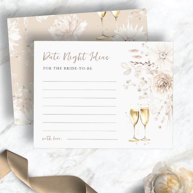Papier Idées nocturnes du ministère public (Prosecco Date Night Ideas
)