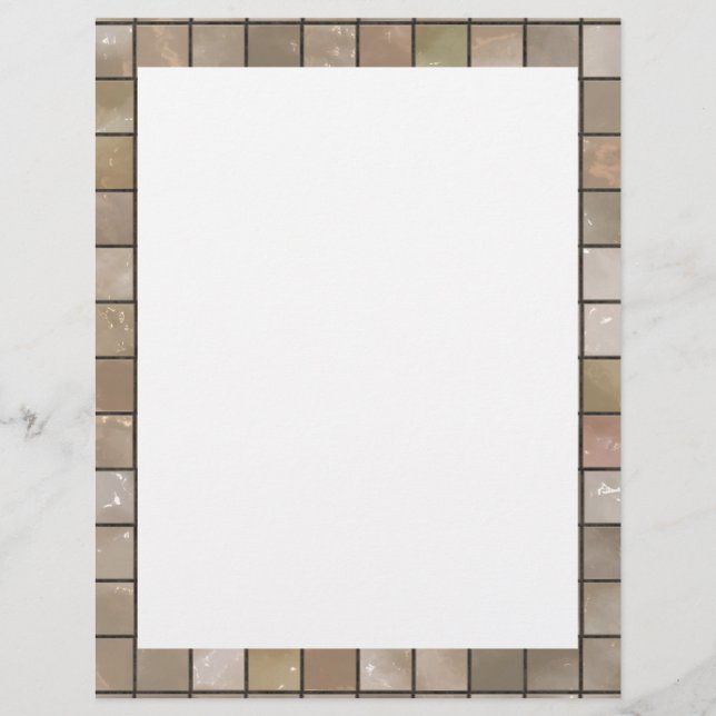 Papier Image De Carreaux De Sol Faux Tan (Devant)