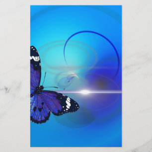 Papier Image Papillon bleu