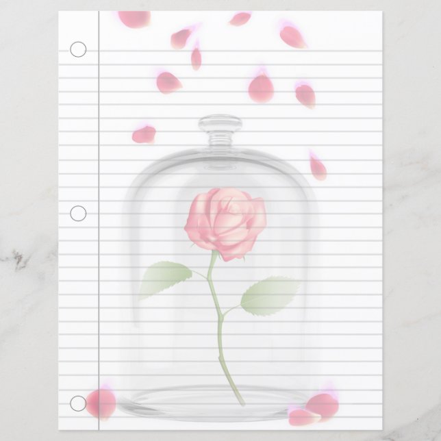 Papier Imaginaire Rose Fairytale Carnet d'art (Devant)