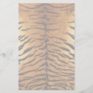 Papier Impression de fourrure rayée de tigre