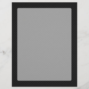 Papier Impression noire en fibre de carbone